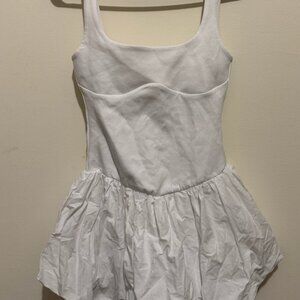 ZARA ballerina white dress S size new with tag